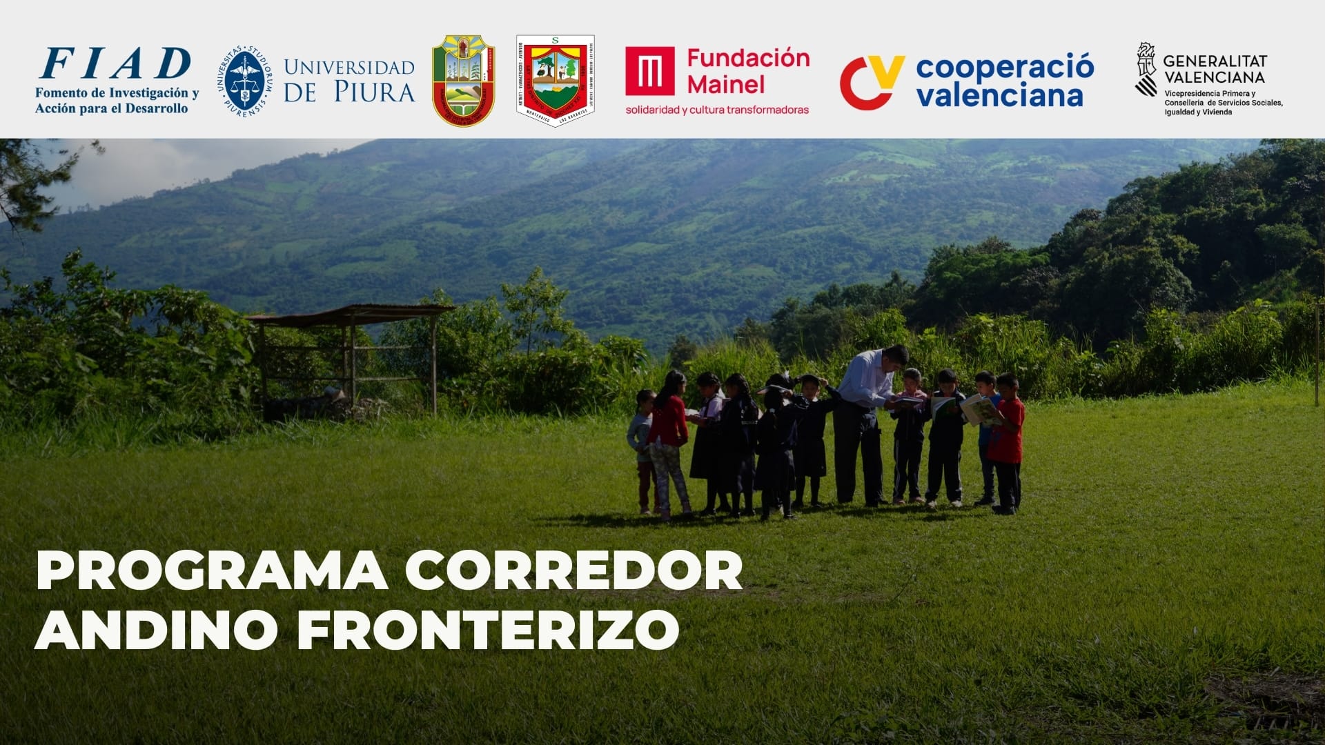 CIERRE DEL PROGRAMA CORREDOR ANDINO FRONTERIZO